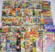 Over eighty Bronze Age Marvel comic books to include Daredevil, Luke Cage Power Man, Journey Into