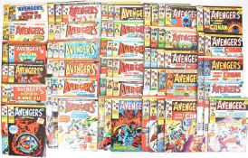 Seventy-six The Avengers and related titles by Marvel Comics UK