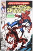 The Amazing Spider-Man #361 by Marvel Comics (1992), first full appearance of Carnage (Cletus