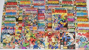 Sixty-seven Bronze A ge Defenders comics by Marvel.
