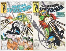 The Amazing Spider-Man #298 and #299 by Marvel Comics (1987), Eddie Brock cameo, first Todd