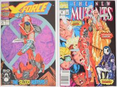 The New Mutants issue #98 and X-Force #2 by Marvel Comics (1991), 1st and 2nd appearances of