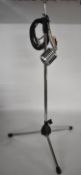 GSH GM55 retro style microphone, on adjustable stand