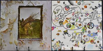 Led Zeppelin - Two LPs comprising Led Zeppelin (K50008) and Led Zeppelin III (K50002), records and