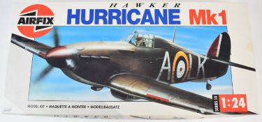 Airfix Hawker Hurricane Mk1 1:24 scale plastic model kit, series fourteen, in original box.