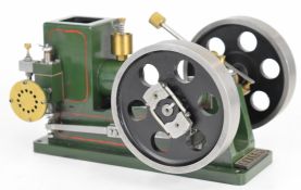 Model four stroke petrol hit and miss stationary engine, with construction articles detailing the