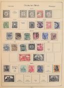 An early KABE stamp album of European countries, sparsely filled