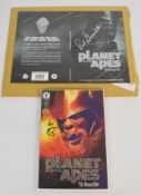 Four artist signed Planet Of The Apes comics by Dark Horse together with a cover sheet signed by