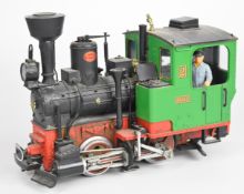 Lehmann LGB 45mm gauge 0-4-0 model railway tank locomotive
