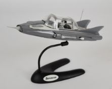 Product Enterprise diecast model Supercar on stand, length 21cm.