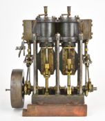 Stuart Turner twin cylinder live steam stationary or marine engine with Stephenson's link