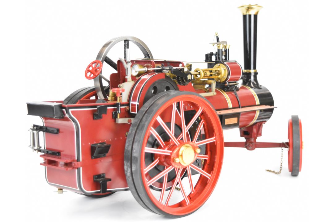 Maxitrak 1 inch scale Burrell live steam traction engine, with gas fired silver soldered boiler, - Image 2 of 17