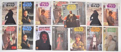Sixteen signed or limited edition Star Wars comics by Dark Horse, the majority with a certificate of