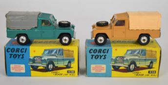 Two Corgi Toys diecast model Land-Rover 109 W.B, 438, both in original boxes.