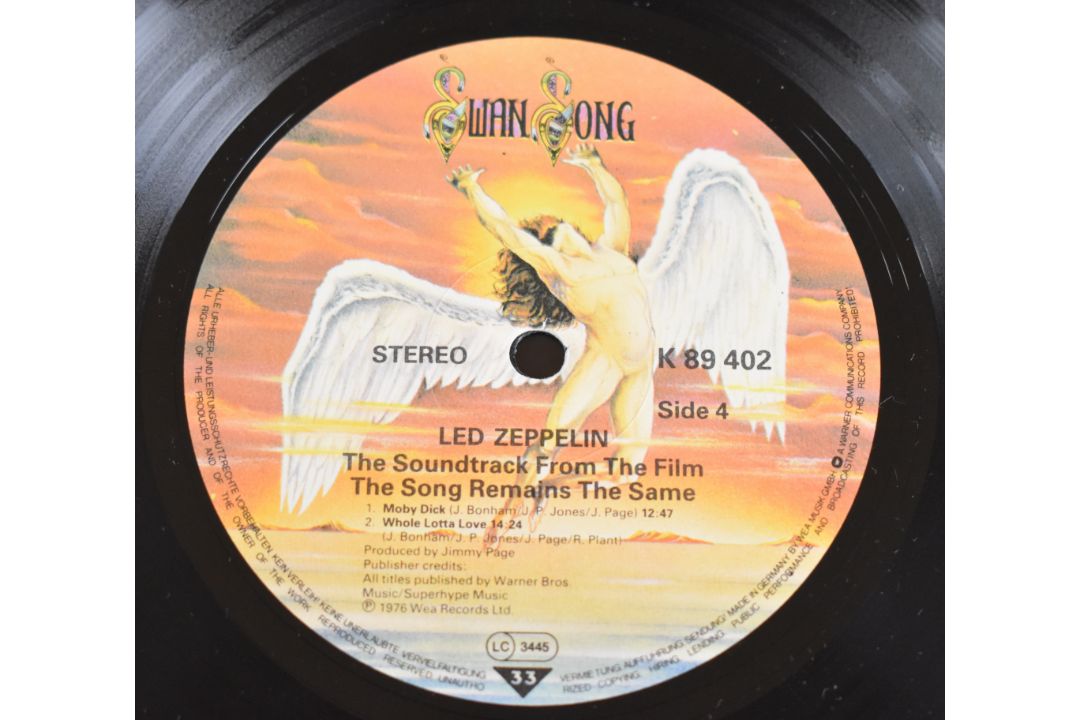 Led Zeppelin - Two LPs comprising Untitled and The Songs Remains The Same, records appear Ex - Image 4 of 6