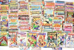 Eighty Silver and early Bronze Age comics by Marvel, DC, Charlton etc to include Superman, X-Men,