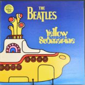The Beatles - Yellow Submarine Songtrack (Apple 7 243 521 481 10) yellow vinyl, record and cover