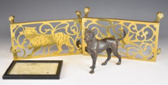 1876 Dog Licence for Henry Watson Jones, Grosvenor Park Road, St John, Chester, framed and glazed,