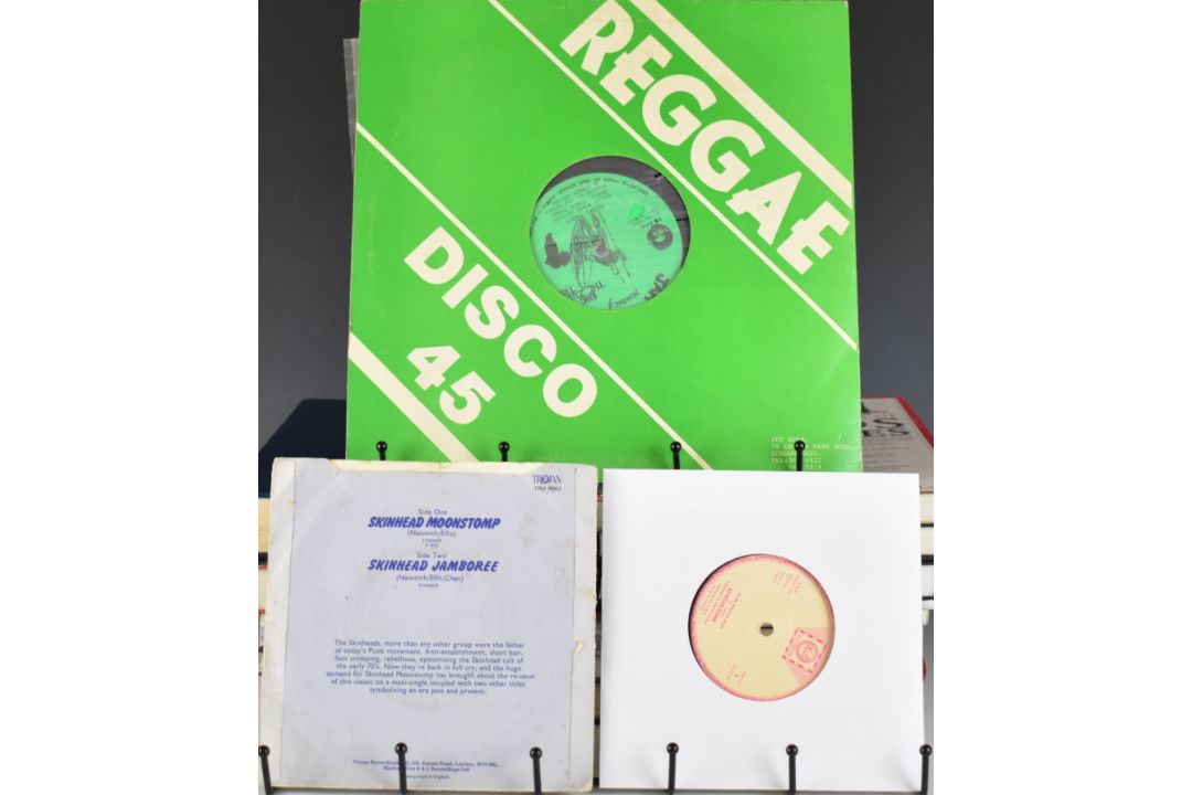 African Stone - Run Rasta Run b/w Same (K&B Records 5519) 1976 UK Roots Reggae 7" single, record - Image 2 of 2