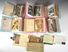 Edwardian to 1930’s postcards including Hastings and Punch & Judy show, Guildford, Liphook,