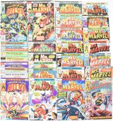Twenty-nine Bronze Age Marvel comics comprising Ms. Marvel and A Man Called Nova, to include