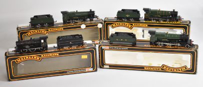 Four Mainline Railways 00 gauge model railway locomotives comprising GWR 4-6-0 Manor Class 37-078,
