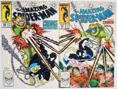 The Amazing Spider-Man #298 and #299 by Marvel Comics (1987), Eddie Brock cameo, first Todd