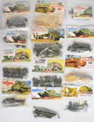 Twelve Airfix H0/00 scale plastic model tanks and similar military vehicles to include MK VII
