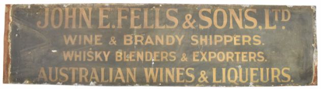 John E Fells & Sons Ltd Wine and Brandy Shippers, Whiskey Blenders and Exporters, Australian Wines &