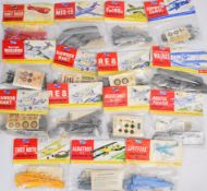 Fifteen early Airfix 1:72 scale plastic model aeroplane kits to include Hawker Hart 1398, Westland