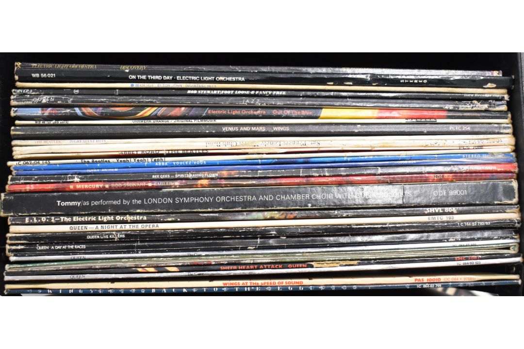 Twenty eight Rock LPs including The Beatles Yeah! Yeah! Yeah! A Hard Day's Night and Sgt Pepper's - Image 4 of 4