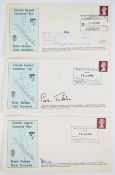 Three Concorde interest signed limited edition (all of 250) first day covers comprising Brian