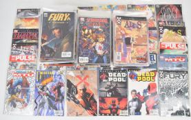 Approximately one hundred and eighty Marvel comics dating mostly to the early 2000's.