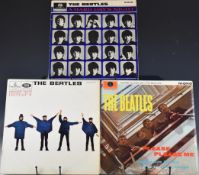 The Beatles - Three LPs comprising Please Please Me, A Hard Day's Night & Help!