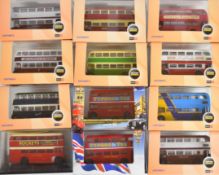 Twelve Oxford 1:76 scale diecast model  Routemaster and Leyland buses to include Blackpool RM111,