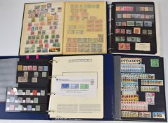 GB Commonwealth stamps etc, including mint issues and Australia and Hong Kong, in seven volumes
