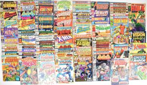 Eighty-four Bronze and Silver Age Marvel comics to include Doctor Strange, Ghost Rider, Conan, The