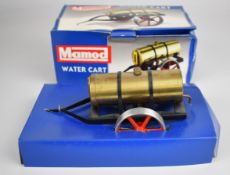 Mamod lumber wagon and water cart to suit live steam traction engines, both in original boxes