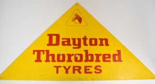 Drayton Thorobred tyres car, motorcycle or similar advertising sign, width 125cm