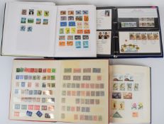 GB and world stamp collection in various albums from 1840 Queen Victoria 1d black and 2d blue (poor)