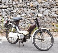 1981 Honda PA50 50cc pedal start moped registration number KAF 714W, with V5c. Last MOT expired 09/