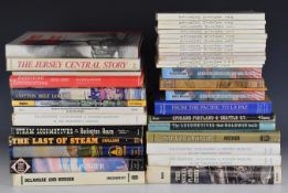 Approximately 35 American railway and railroad books to include Delaware, Luckawanna & Western,