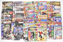 Seventy-seven The Amazing Spider-Man comics by Marvel, mostly dating to the late 1990's