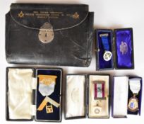 AUCTIONEER ANOUNCEMENT WEIGHT Collection of four Masonic jewels for Prince Frederick 307 Lodge, West