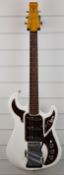 1992 Burns limited 'The Legend' edition electric guitar finished in white, serial number 0502,