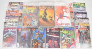 Approximately one hundred and eighty modern age Spider-Man comics by Marvel to include Tangled