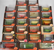Twenty-five Gilbow Exclusive First Editions (EFE) 1:76 scale diecast model buses to include RCL