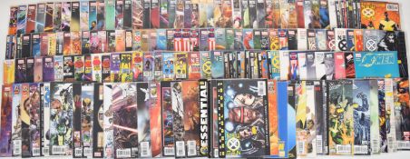 One hundred and fifty X-Men related comics by Marvel to include The Uncanny, Astonishing, Legacy and