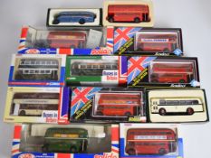 Twelve Corgi and Solido diecast model buses to include The Premium Public Transport Series and Buses