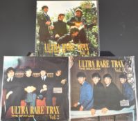 The Beatles - Three limited edition coloured vinyl unofficial / bootleg LPs comprising Ultra Rare